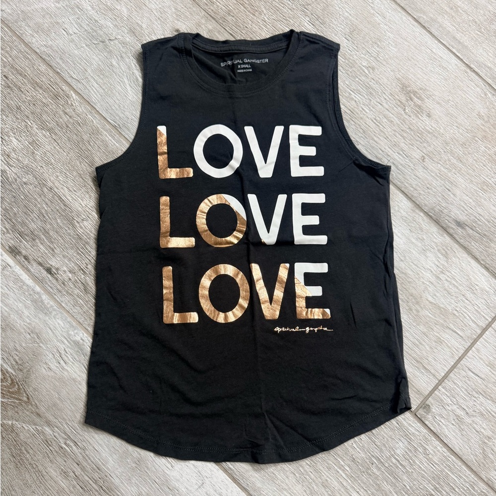 Spiritual Gangster Black and White Graphic Tee